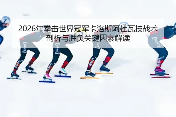 2026年拳击世界冠军卡洛斯阿杜瓦技战术剖析与胜负关键因素解读